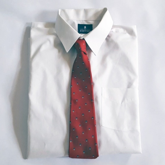 Dior Other - Christian Dior Men's Silk Geometric Tie Red